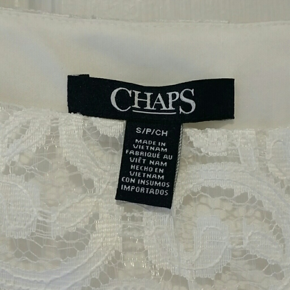 Chaps Black and White Contour Dress - Picture 3 of 5